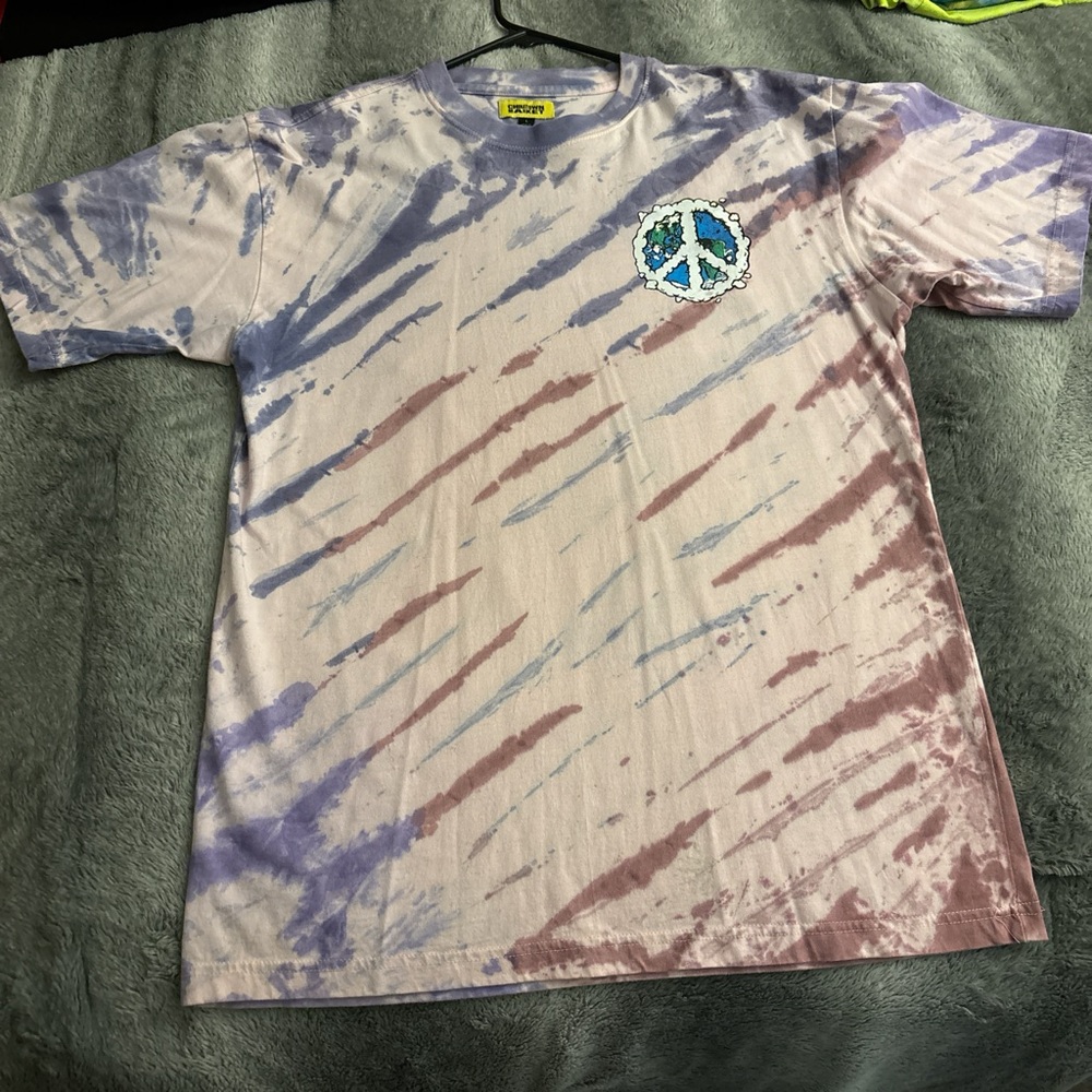 Tie-Dye Peace Sign Mens T-Shirt